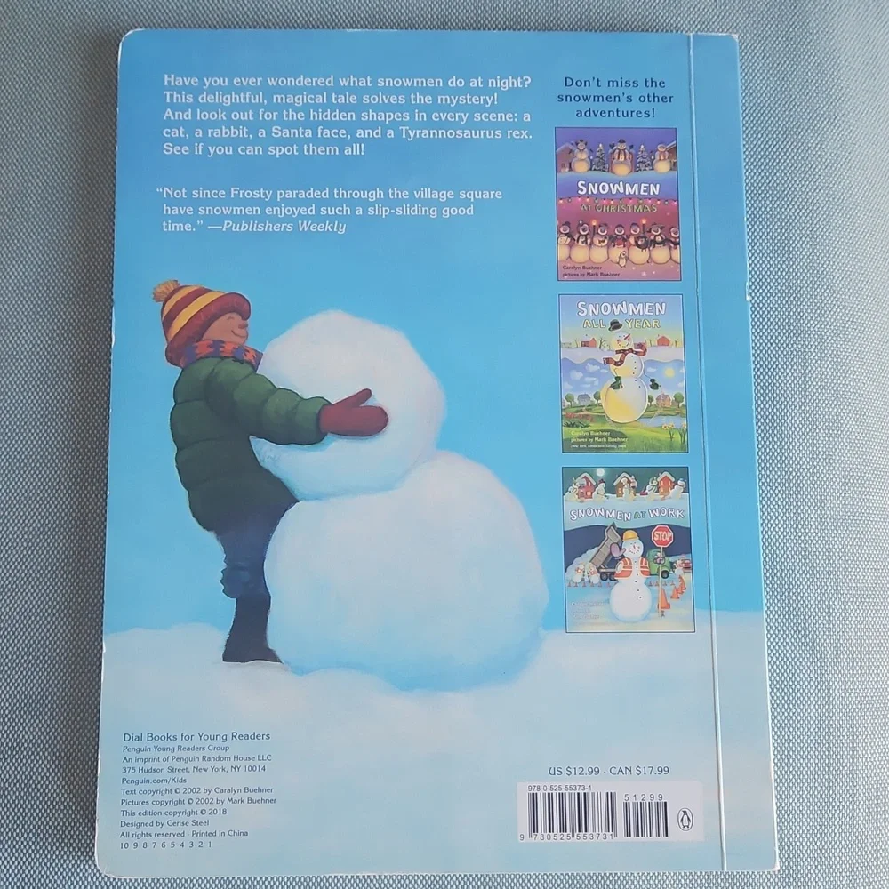 Children's Book Snowmen at Night by Caralyn Buehner - Picture 4 of 6